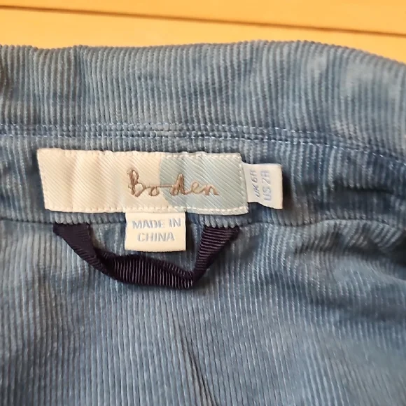 Boden Blue Corduroy Blazer - Picture 3 of 6